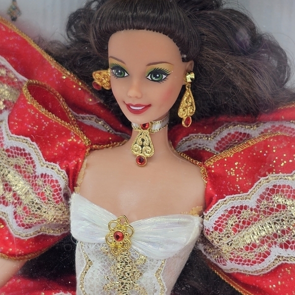 Barbie Happy Holidays Doll Special Edition 10th Aniversary Hallmark - Picture 7 of 8